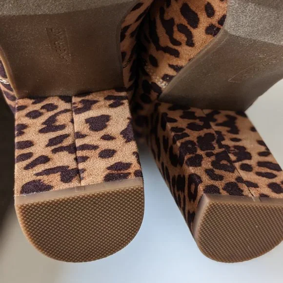 Lane Bryant Dream Cloud Cutout High Heel Bootie - Leopard - 11W - Picture 13 of 15